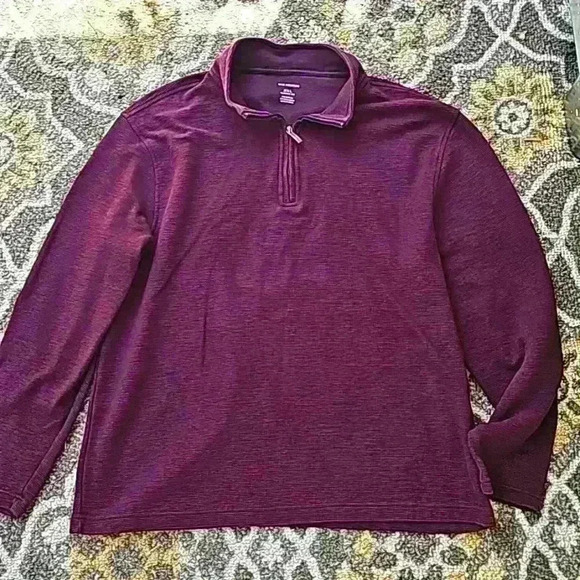 Van Heusen mens XXL maroon pullover sweater - Picture 1 of 2